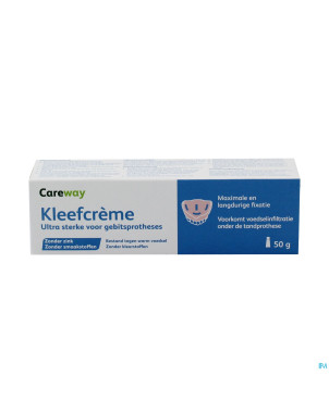 Careway oral free creme adhesive 50g