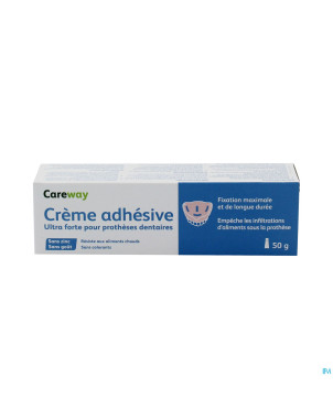 Careway oral free creme adhesive 50g