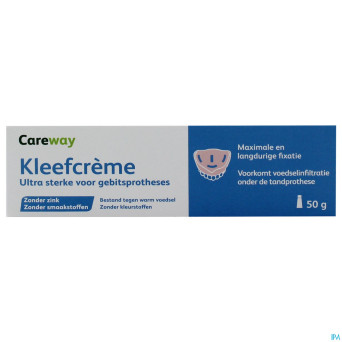 Careway oral free creme adhesive 50g