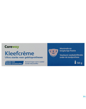 Careway oral free creme adhesive 50g