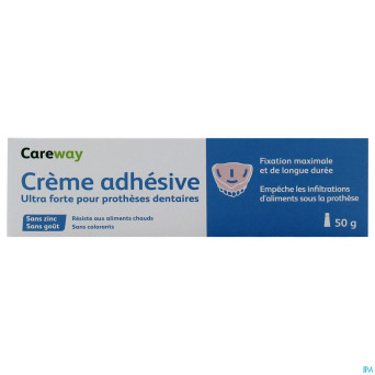 Careway oral free creme adhesive 50g