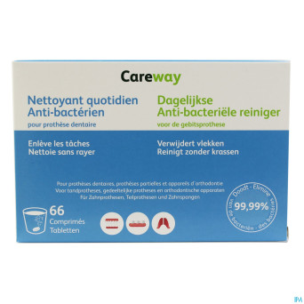 Careway oral a/bacterie prothese comp 66