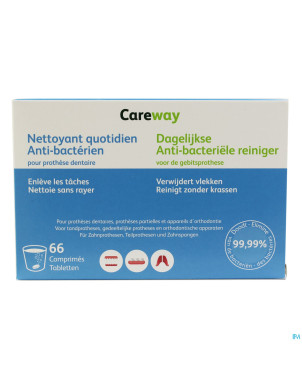 Careway oral a/bacterie prothese comp 66