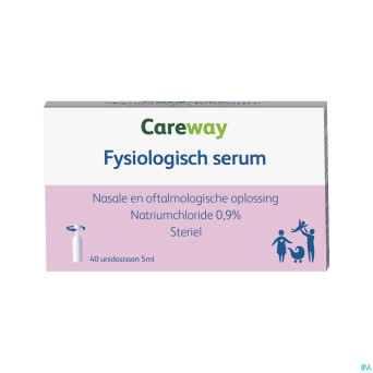 Careway nasal serum physio unidoses 40x5ml
