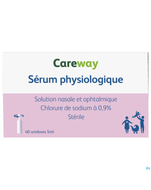 Careway nasal serum physio unidoses 40x5ml