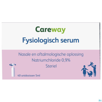 Careway nasal serum physio unidoses 40x5ml