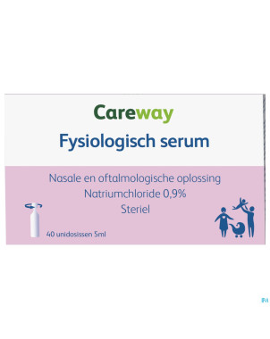 Careway nasal serum physio unidoses 40x5ml
