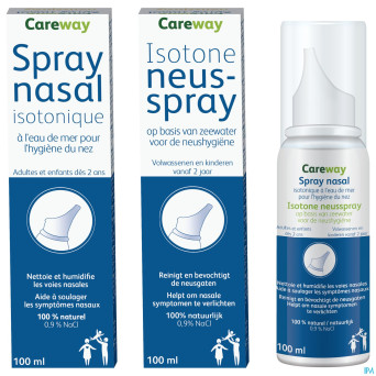 Careway nasal isoton. adulte spray 100ml