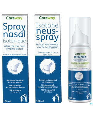 Careway nasal isoton. adulte spray 100ml