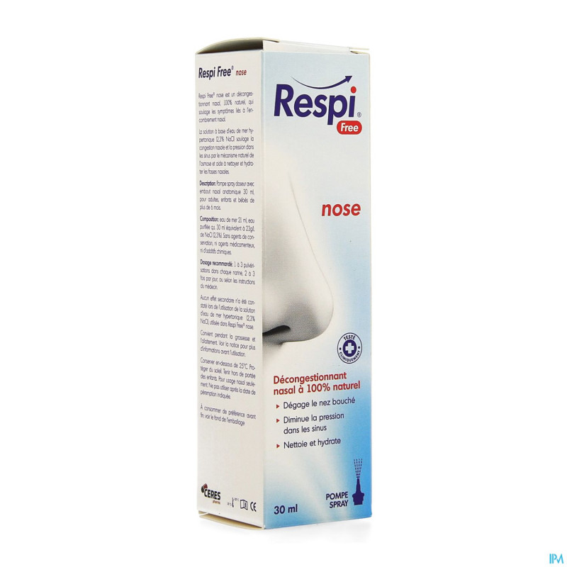 Respi free nose    spray 30ml