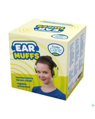 Eureka care casque protection auditive  3-12a fluo