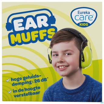 Eureka care casque protection auditive  3-12a fluo