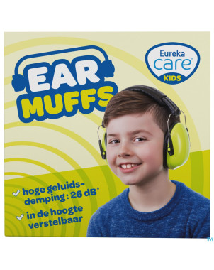 Eureka care casque protection auditive  3-12a fluo