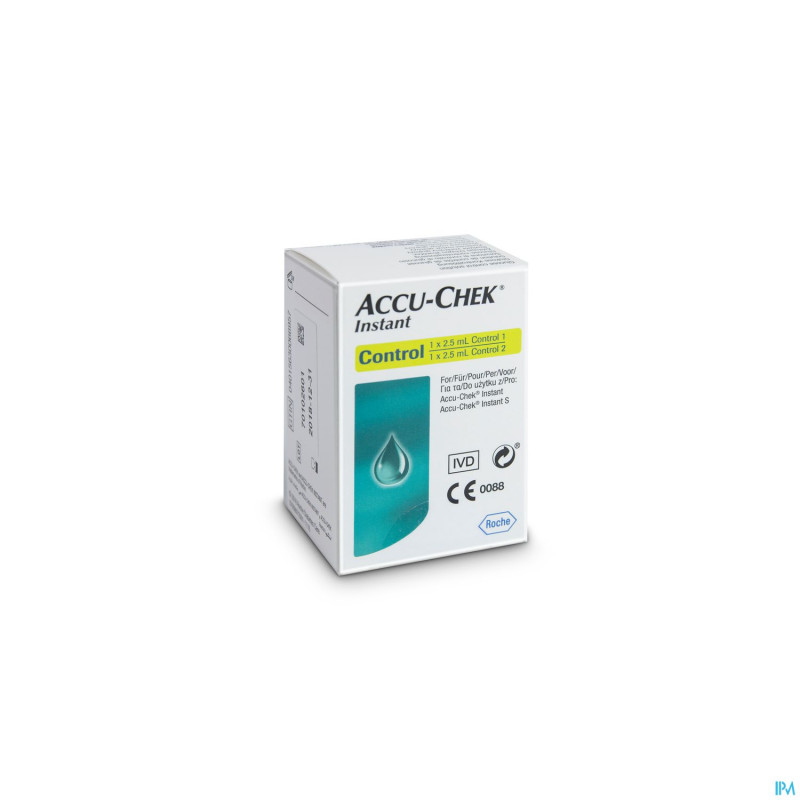 Accu chek instant control 1 2,5ml+control 2  2,5ml