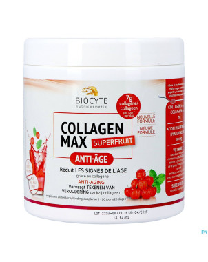 Biocyte collagen max superfruits    pdr pot 260g