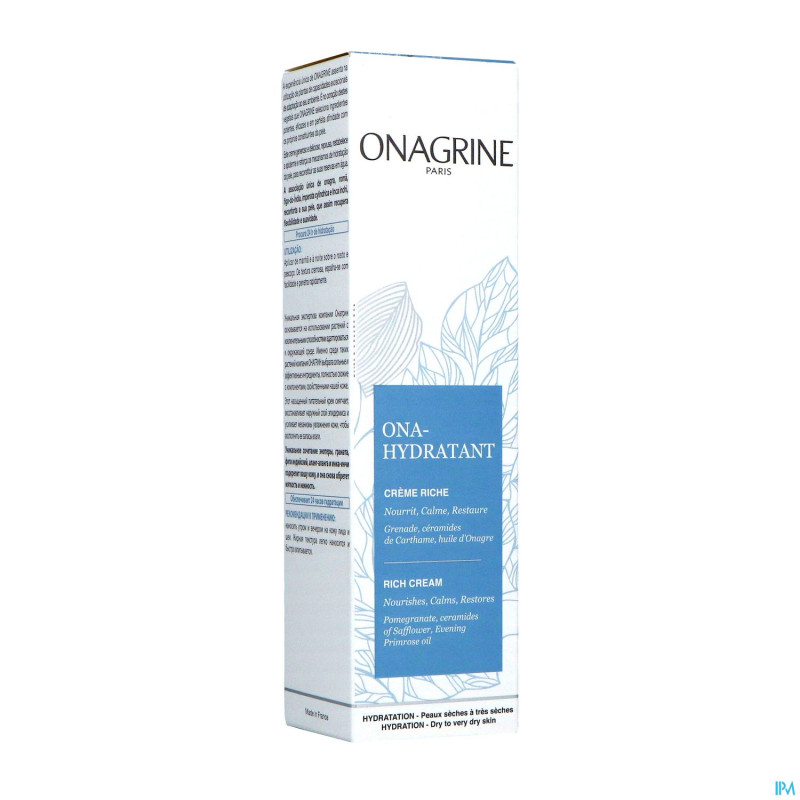 Onagrine ona-hydratant creme riche tube 40ml