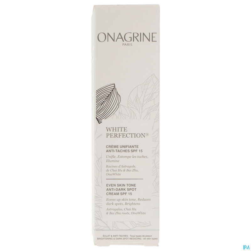 Onagrine white perfection fluide spf15 teinte 40ml
