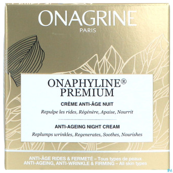 Onagrine onaphyline creme a/age nuit pot 50ml