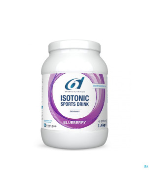 6d sixd isotonic sports drink blueberry 1,4kg