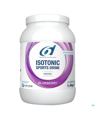 6d sixd isotonic sports drink blueberry 1,4kg