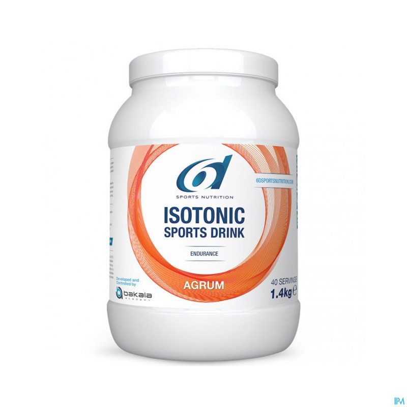 6d sixd isotonic sports drink agrum 1,4kg