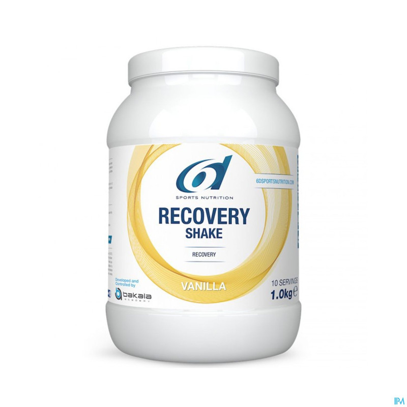 6d sixd recovery shake vanilla 1kg
