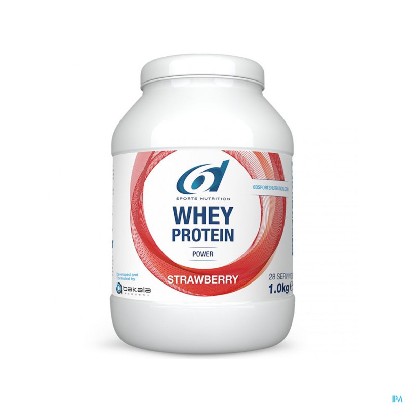 6d sixd whey protein strawberry 1kg