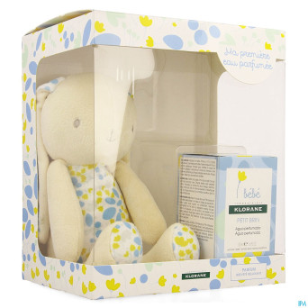 Klorane bb coffret eau bb 50ml + lapin mixte