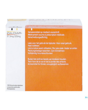 Zaldiar 37,5 mg/325 mg tabl pell 100 blister