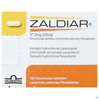 Zaldiar 37,5 mg/325 mg tabl pell 100 blister