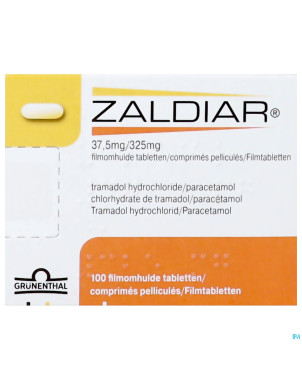 Zaldiar 37,5 mg/325 mg tabl pell 100 blister