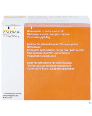 Zaldiar 37,5 mg/325 mg tabl pell 100 blister