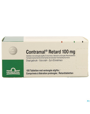 Contramal retard 100mg lib.prolongee comp 100