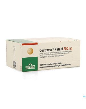 Contramal retard 200mg lib.prolongee comp 100