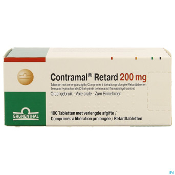 Contramal retard 200mg lib.prolongee comp 100