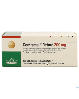 Contramal retard 200mg lib.prolongee comp 100