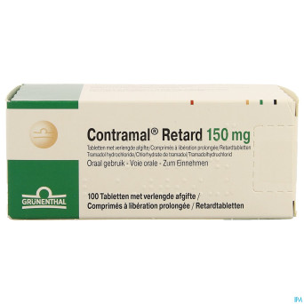 Contramal retard 150mg lib.prolongee comp 100