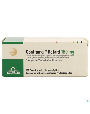 Contramal retard 150mg lib.prolongee comp 100