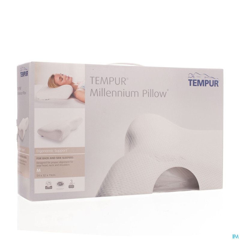 Tempur millennium oreiller m    54x32x11/6cm