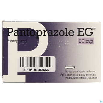Pantoprazole eg pi pharma 20mg comp gast 56 pip