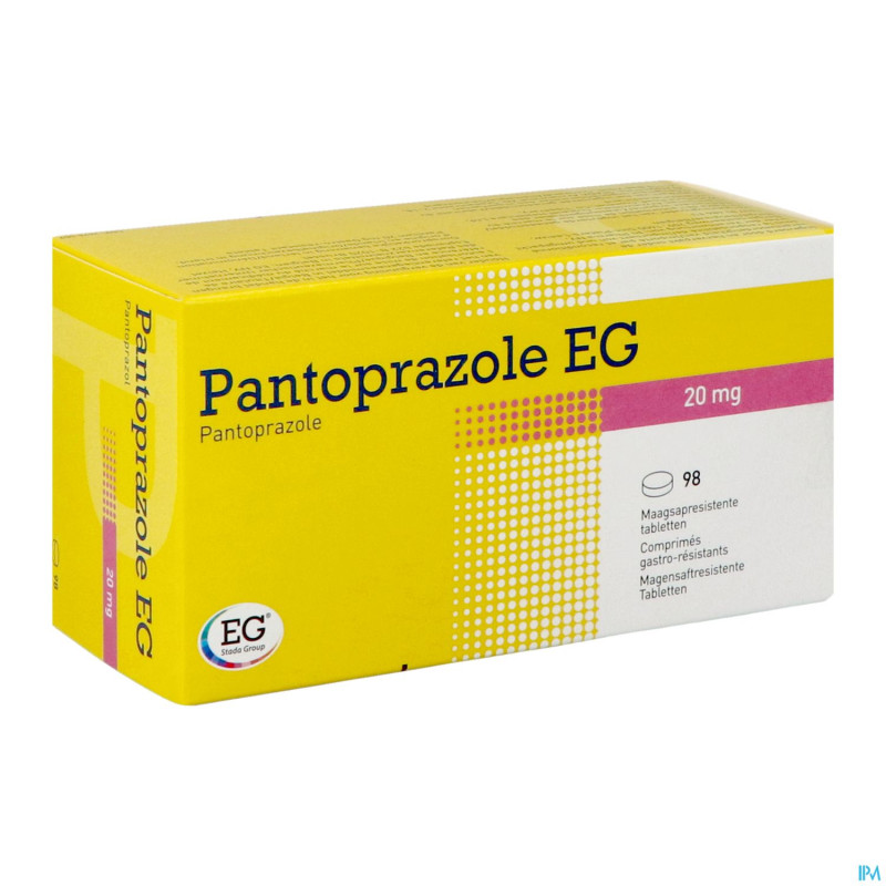 Pantoprazole eg pi pharma 20mg comp gast 98 pip