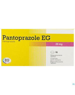 Pantoprazole eg pi pharma 20mg comp gast 98 pip