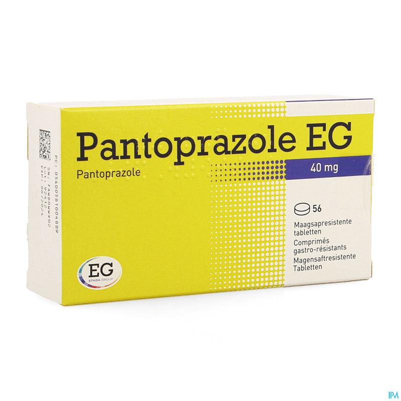Pantoprazole eg pi pharma 40mg comp gast 56 pip