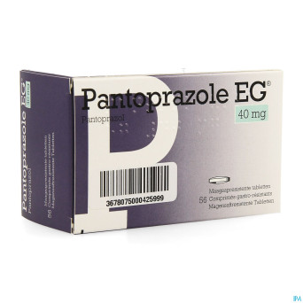 Pantoprazole eg pi pharma 40mg comp gast 56 pip