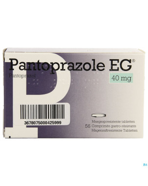Pantoprazole eg pi pharma 40mg comp gast 56 pip