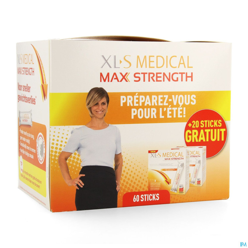 Xls med. maximum strength    sticks 60 + sticks 20