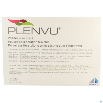 Plenvu pdr sol buvable sachets