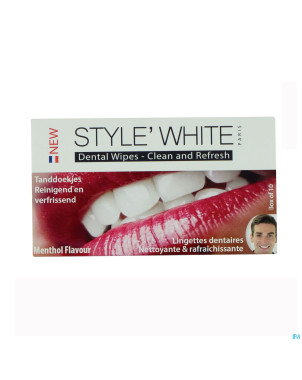 Style white lingettes dentaires nett. rafraich. 10