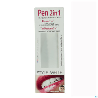 Style white pinceau 2en1 rafraich. blanchissant