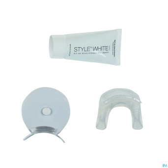 Style white kit blanchiment dents